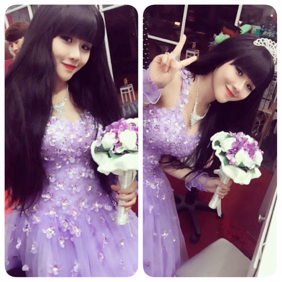 17 tuổi, Ngọc Hân đã rất xinh xắn, hình ảnh của cô bạn trong nhiều tấm hình trông giống như một nàng công chúa rạng rỡ.