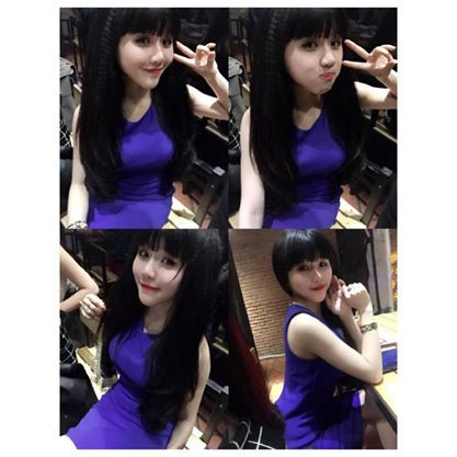 Hình ảnh đời thường rất dễ thương của Ngọc Hân.