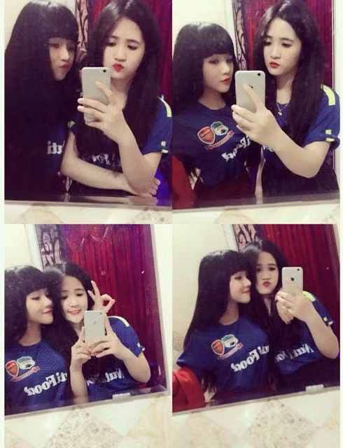 Bức ảnh đăng trên fanpage Công Phượng là hình Ngọc Hân chụp với Công Phượng tại Học viện HAGL. Ngoài ra cô bạn đáng yêu này còn có nhiều bức ảnh khác chụp lúc đang mặc áo đấu của HAGL để cổ vũ cho CLB này.