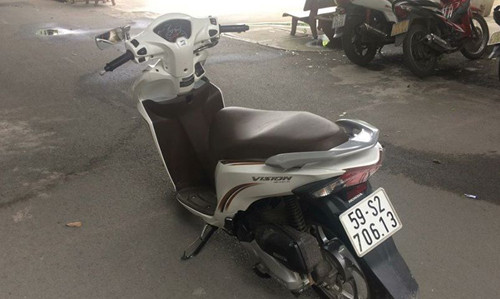 Phương tiện đối tượng lừa đảo của 1 phụ nữ, sau đó dùng để đi cướp tài sản.