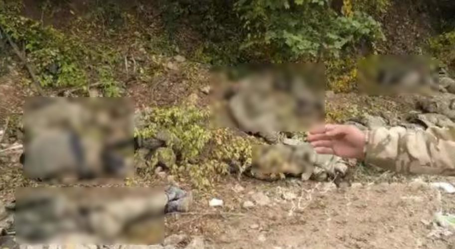 Tuy nhiên quân đội Azerbaijan đã bác bỏ thông tin này và cho đó là điều hoàn toàn bịa đặt, đó là màn Quân đội Armenia cải trang thành binh lính Azerbaijan để tuyên truyền che lấp những thất bại của Quân đội Armenia trước Azerbaijan vừa qua. Trên thực tế, quân đội Azerbaijan không hề bị phục kích, chứ chưa nói đến việc bị bất kỳ thiệt hại nào. Ảnh: Lính Azerbaijan bị Armenia tiêu diệt trong trận phục kích - Nguồn: Sina