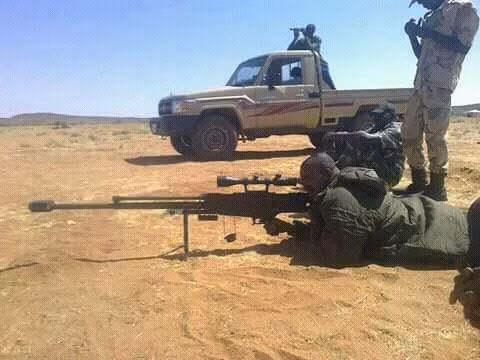 Do là một khẩu súng bắn tỉa nên ưu tiên hàng đầu đặt ra đó là độ chính xác cao. Về thông số, M99 có độ sai lệch mục tiêu trong phạm vi 0.5m ở khoảng cách bắn là 1.000m, 2.5m ở khoảng cách 1.500m và 5m ở khoảng cách 2.500m. Với việc tầm bắn hiệu quả của súng trường tấn công thông thường chỉ trong vòng 400m trở lại, thì mục tiêu ở khoảng cách xa tới 2.500m rất khó quan sát bằng mắt thường, kể cả có sự hỗ trợ của kính ngắm quang học cũng chỉ là một điểm nhỏ. Do đó, độ chính xác của M99 có thể coi là chấp nhận được đối với một khẩu súng bắn tỉa hạng nặng cỡ 12.7mm Ảnh: Lính Sudan với một khẩu M99.