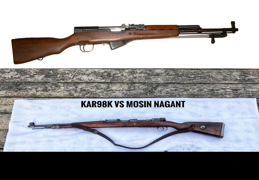 Đánh giá chung, CKC là một cải tiến lớn so với khẩu Mosin-Nagant. CKC được đánh giá cao vì dễ sản xuất, chắc chắn, hoạt động tin cậy và độ chính xác tương đối cao, có trọng lượng vừa phải. Tuy nhiên súng không bắn được liên thanh và tương đối dài (1.020 mm). Ảnh: Súng CKC (trên) và Mosin-Nagant - Nguồn: Wikipedia.