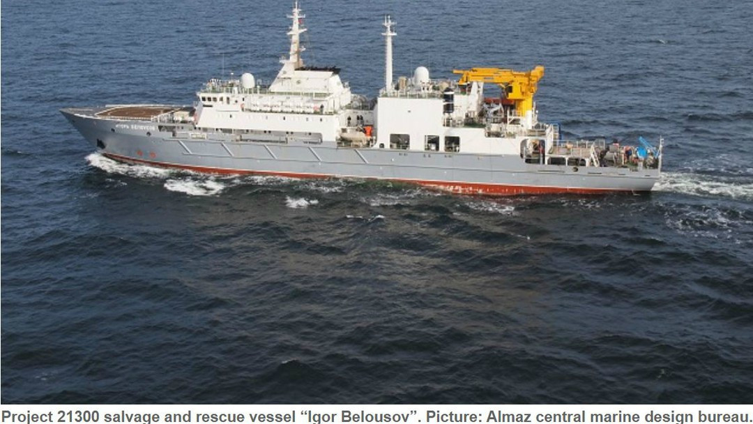 Tuy nhiên, dù cho ta đang sở hữu một đội tàu ngầm vô cùng mạnh mẽ tuy nhiên lại thiếu các thiết bị cứu hộ cứu nạn đặc trưng. Trong khi đó, các lực lượng hải quân hàng đầu trên thế giới đều đầu tư cho mình các loại tàu cứu hộ tàu ngầm chuyên dụng cho nhiệm vụ xử lý các sự cố không may mà tàu ngầm gặp phải. Ảnh: Tàu cứu hộ tàu ngầm của Hải quân Nga.