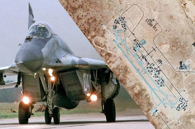 Hiện một câu hỏi hiện chưa có lời giải, là những chiếc MiG-29 trên từ đâu đến Libya? Ai đang lái những chiếc máy bay chiến đấu này? Chắc chắn là không phải phi công Lybia. Cơ hội nào để F-16 "quật ngã" được MiG-29, dù với chỉ số vượt trội 12/4? Ảnh: Nghi vấn máy bay MiG-29 tại Lybia - Nguồn: QQ