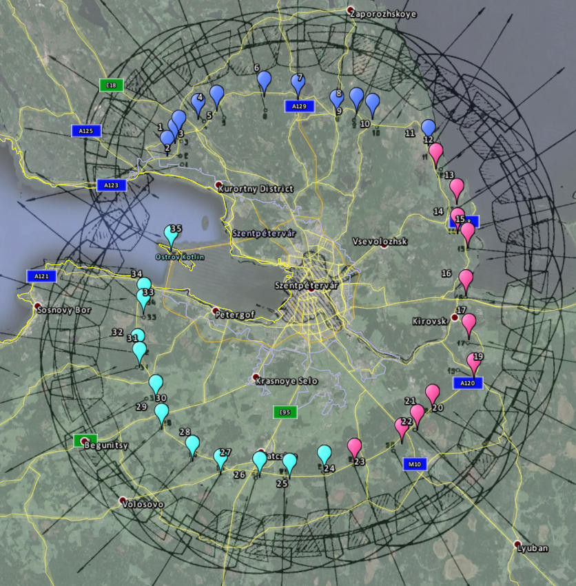 Mạng lưới radar cảnh giới Kama được bố trí ở khoảng cách xa hơn, cho phép phát hiện sớm mục tiêu, giúp lực lượng phòng không chuyển trạng thái chiến đấu trước khi máy bay địch vào tầm bắn hiệu quả. Các vành đai được điều phối bởi một trung tâm chỉ huy và 4 đài chỉ huy khu vực.