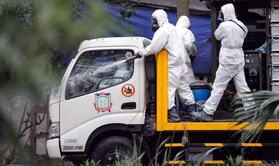 Thượng tá Trần Văn Chúng, Phó Lữ đoàn trưởng, Tham mưu trưởng Lữ đoàn Phòng hóa 86 cho biết: "Khi tình huống xảy ra, chúng tôi đã nhanh chóng huy động và sử dụng lực lượng một cách cao nhất, với những trang bị hiện đại nhất, để thực hiện nhiệm vụ dập dịch; với những trang bị hiện đại và có khả năng hiệu quả nhất trong quá trình tiêu độc, khử trùng; hiện tại, chúng tôi tiếp tục huy động lực lượng cùng phương tiện sẵn sàng tăng cường thêm".