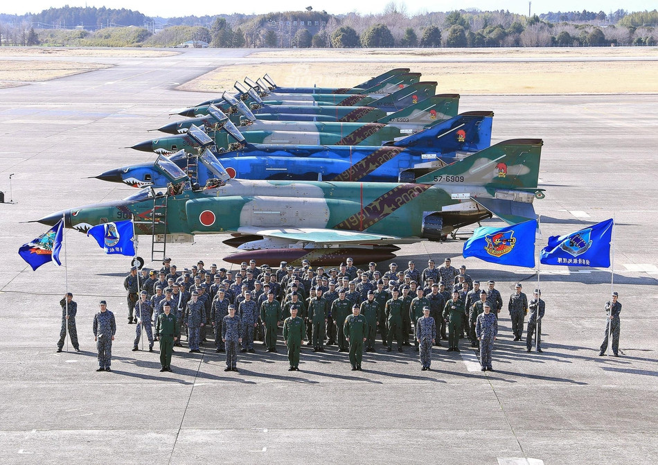 Ngày 9/3/2020 là ngày cuối cùng của các máy bay trinh sát RF-4E/EJ phục vụ trong biên chế của Lực lượng Phòng vệ trên không Nhật Bản. Nguồn ảnh: Sina.