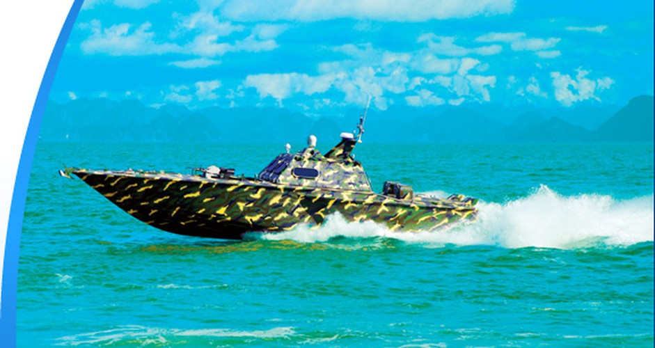 Một nguyên mẫu của chiếc Manta cũng từng được quảng cáo bởi công ty đóng tàu 189 có trụ sở ở Việt Nam. Sản phẩm này mang tên nội địa là D300 và có vẻ ngoài với nhiều nét tương đồng với chiếc Manta. Nguồn ảnh: Baodatviet.