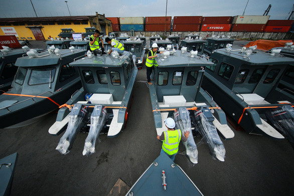 Theo tạp chí quốc phòng Jane's, một khách hàng châu Phi chưa rõ danh tính đã đặt hàng các xuồng tuần tra cao tốc này từ phía Việt Nam với số lượng lên tới 50 chiếc. Nguồn ảnh: NK.