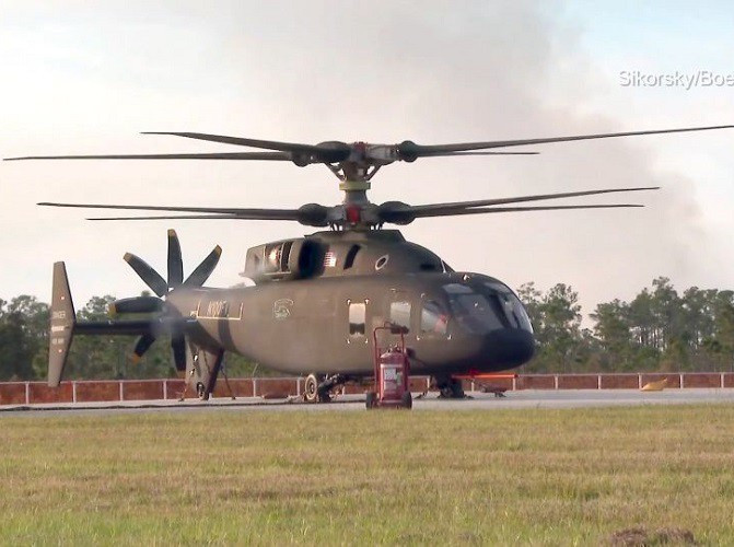 Điểm nhấn đáng chú ý của SB-1 Defiant là cánh quạt được sản xuất bằng vật liệu composite với thiết kế đồng trục