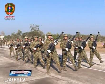 Trong những hình ảnh mới nhất về quân đội Lào xuất hiện trên Internet, có thể thấy lực lượng này đang sở hữu một khẩu súng bắn tỉa công phá cực độc do Trung Quốc sản xuất.