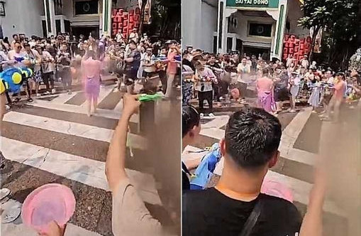 Co gai xinh dep bi sam so tai le hoi te nuoc-Hinh-2