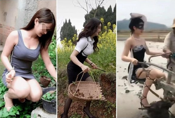Mới đây, một loạt ảnh quyến rũ của các hot girl gợi cảm trong vai trò nông dân được lan truyền rộng rãi.