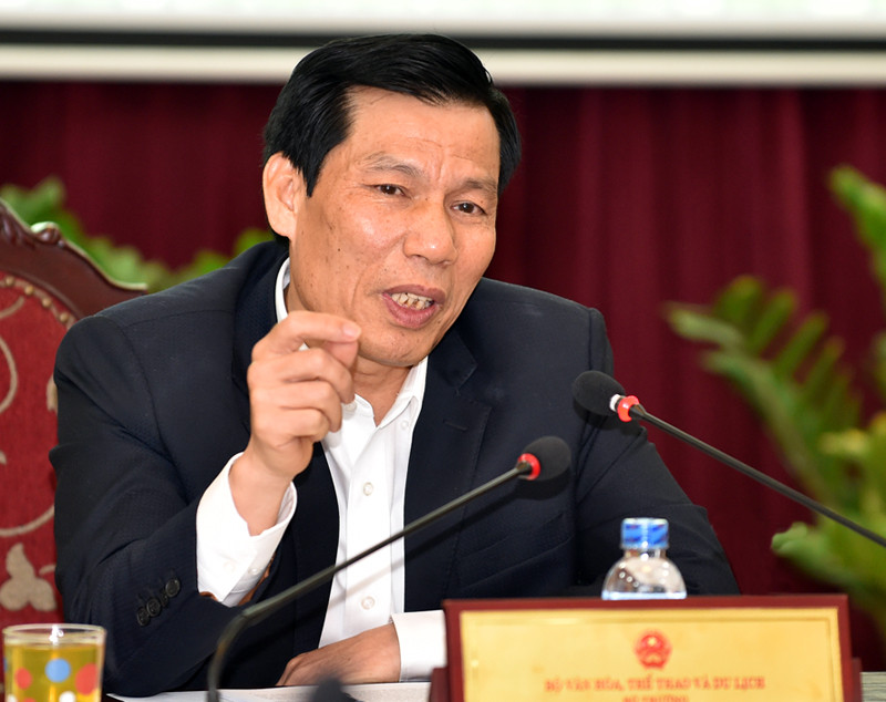 Bộ trưởng Bộ Văn hoá, Thể thao và Du lịch Nguyễn Ngọc Thiện.