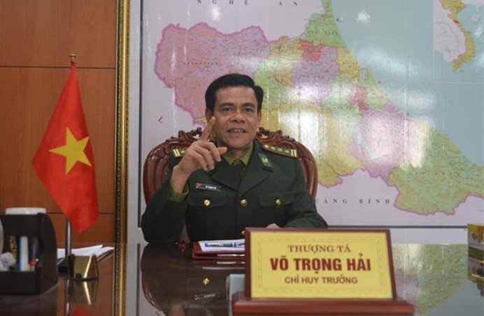 Tháng 6/2020, ông Hải được bổ nhiệm làm Giám đốc Công an tỉnh Nghệ An. Đến tháng 9/2020, đại tá Võ Trọng Hải được Chủ tịch nước quyết định thăng quân hàm lên thiếu tướng. 