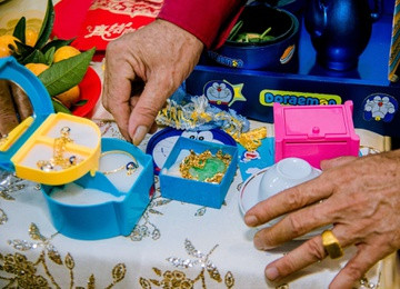 Co dau Bac Lieu trang tri an hoi theo phong cach Doraemon-Hinh-3