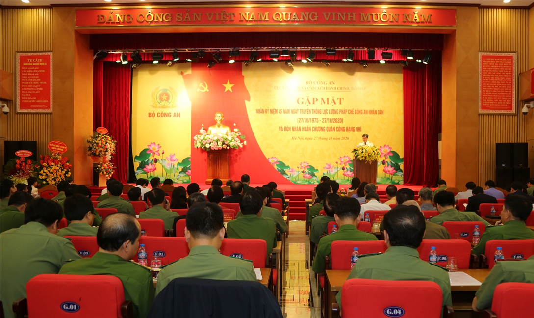 Đại tá Đỗ Khắc Hưởng, Phó Cục trưởng Cục Pháp chế và Cải cách hành chính, tư pháp, Bộ Công an. (Ảnh: Lực lượng Pháp chế Công an nhân dân) 