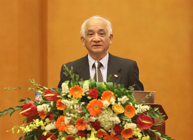 Ông Trần Đức Cường, Chủ tịch Hội Khoa học Lịch sử Việt Nam.