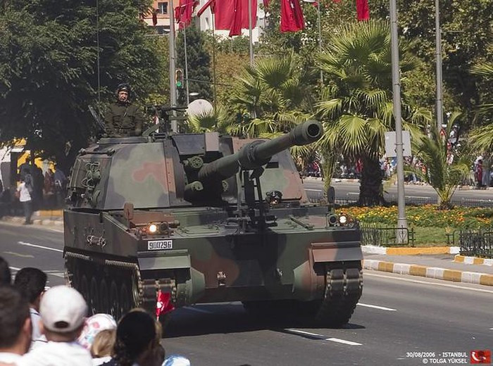 Với pháo T-155 trong tay, hy vọng của quân đội Thổ Nhĩ Kỳ có thể lật ngược thế cờ nếu đối đầu với Syria tiếp tục xảy ra.