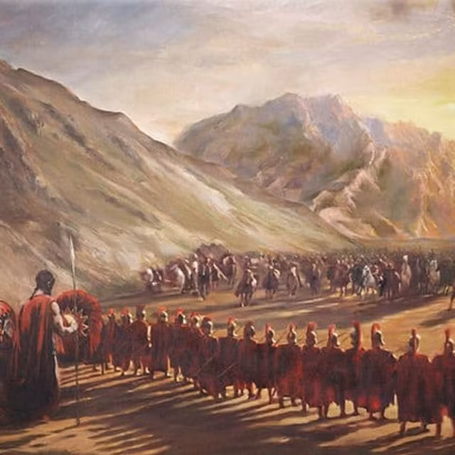 Dù binh sĩ của vua Leonidas chiến đấu dũng mãnh đến hơi thở cuối cùng, nhất quyết không chịu đầu hàng quân địch nhưng vẫn thất bại dưới sự tấn công điên cuồng của quân Ba Tư.