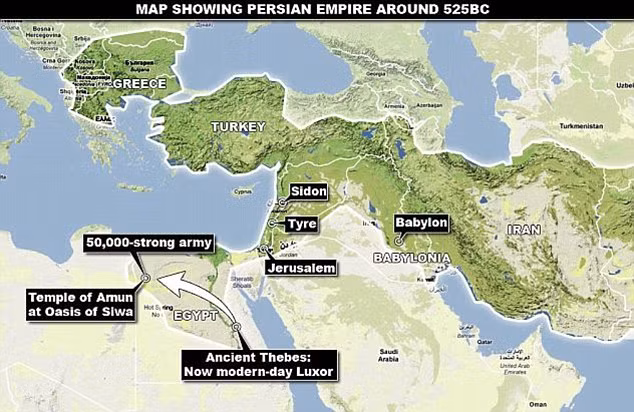 Do bị lực lượng của Petubastis III phục kích trên sa mạc nên toàn bộ quân lính Ba tư bị tiêu diệt.