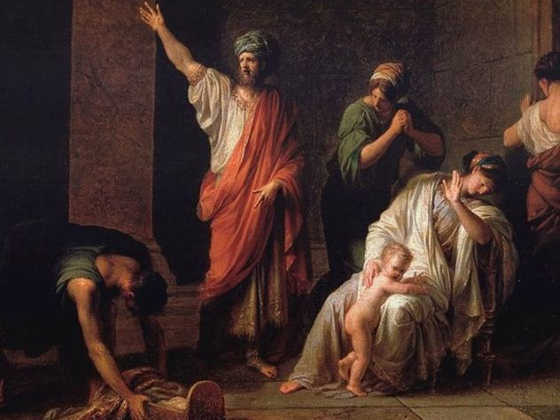 Một ví dụ khác là khi một người lính mưu sát nhà vua nhưng không thành cũng phải chịu hình phạt tàn khốc như người hoạn quan trên.