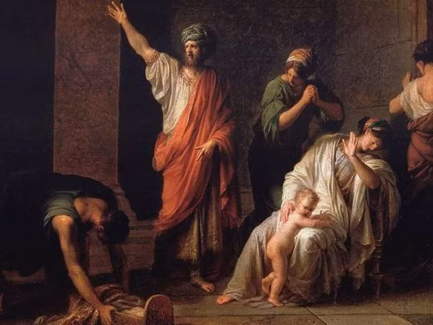 Một ví dụ khác là khi một người lính mưu sát nhà vua nhưng không thành cũng phải chịu hình phạt tàn khốc như người hoạn quan trên.