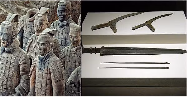 Cụ thể, những thanh kiếm được tìm thấy trong mộ vua Tần đều được chế tạo từ loại hợp kim đồng có hàm lượng thiếc cao.