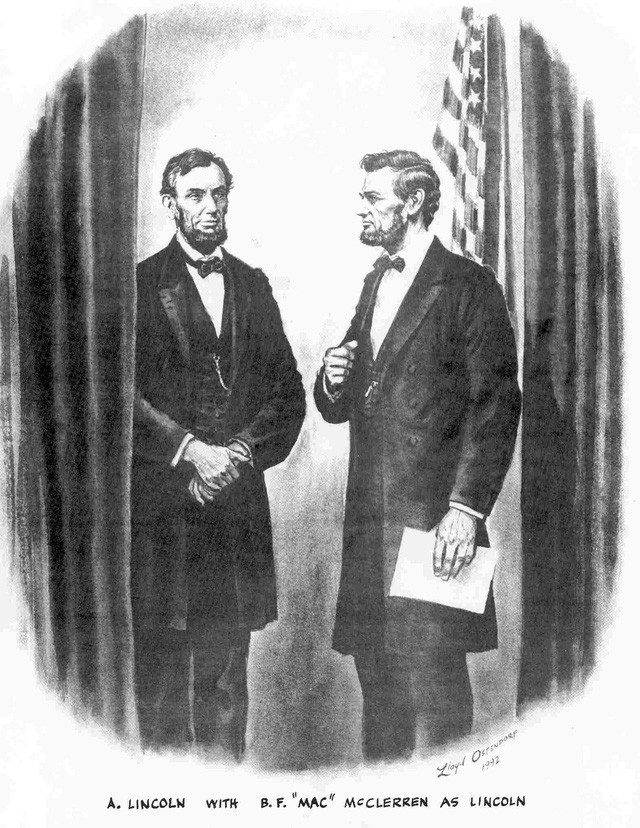 Theo ghi chép của Noah Brooks - tác giả cuốn sách "Washington vào thời Lincoln" (1895), ông chủ Nhà Trắng này từng nhìn vào gương và phát hiện hình ảnh phản chiếu của ông được chia làm hai. Tổng thống Lincoln nhìn thấy hai hình ảnh riêng biệt giống hệt ông.