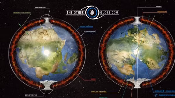 Những người theo đạo Phật tin rằng, vương quốc huyền thoại Shambala nằm bên trong lòng đất. Shambala là nơi những Phật tử đã giác ngộ, hướng thiện có thể đặt chân tới.