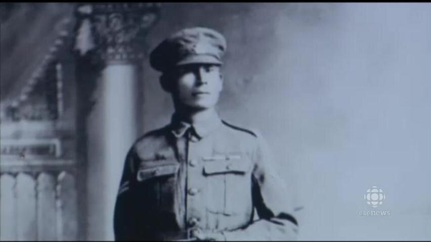 Với khẩu súng trường bắn tỉa, Pegahmagabow đã bắn hạ 378 lính Đức và bắt giữ 300 binh sĩ địch.