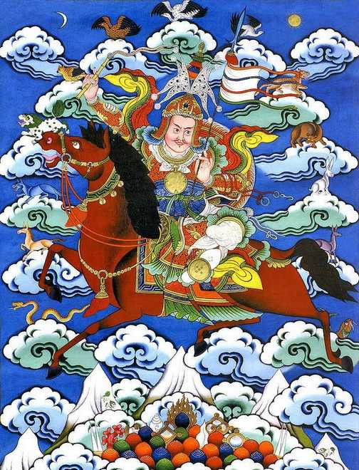 Vua Gesar được phái xuống từ Thiên đường để thu phục các linh hồn và ác quỷ tác oai tác quái ở Tây Tạng. Ông cũng cai trị vương quốc Ling huyền thoại.