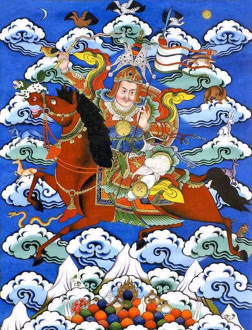 Vua Gesar được phái xuống từ Thiên đường để thu phục các linh hồn và ác quỷ tác oai tác quái ở Tây Tạng. Ông cũng cai trị vương quốc Ling huyền thoại.