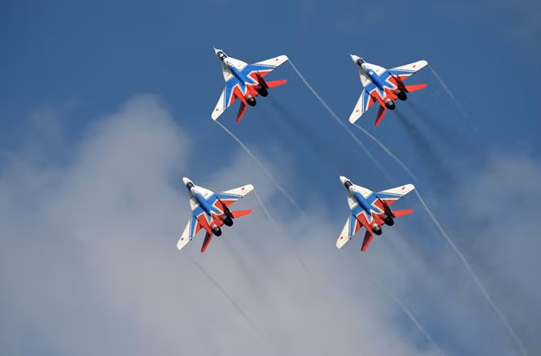 Đội bay tiêm kích MiG-29.