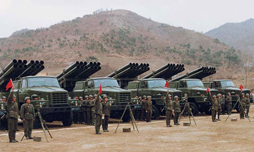 Quan doi Trieu Tien xay dung tran dia phao gan dao Yeonpyeong?