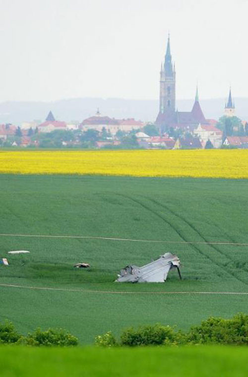 Kh vực xảy ra vụ tai nạn máy bay chiến đấu JAS-39D Gripen của Hungary đẹp như tranh.