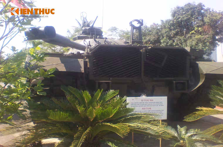 Một chiếc xe tăng M-48 được Quân đội Mỹ sử dụng trong Chiến tranh Việt Nam.