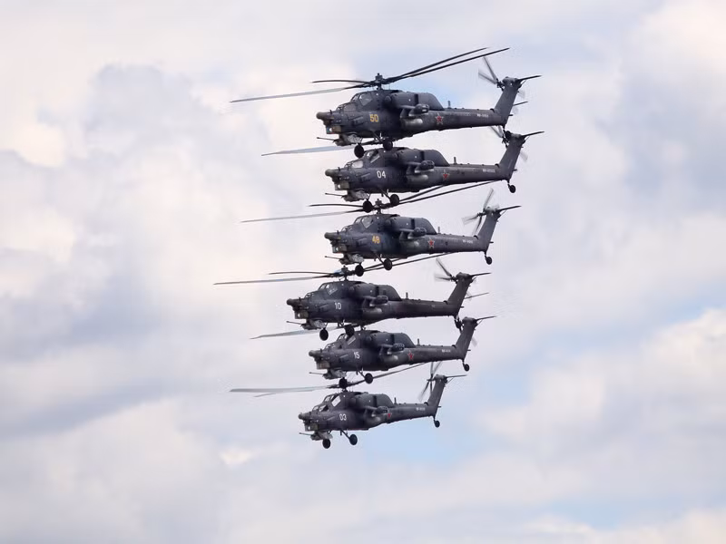 Trực thăng tấn công Mi-28N.