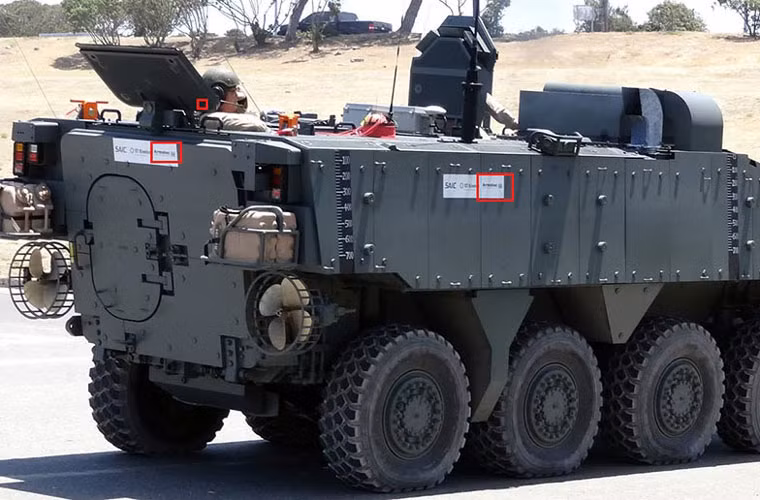 Xe bọc thép TERREX 2 có chiều dài 8,5m, rộng 3,4m, cao 3m, gầm xe cao 0,4m. Kết cấu thiết kế ưu việt, có thể tham gia kế hoạch xe thiết giáp đổ bộ bánh lốp tiên tiến của lực lượng thủy quân lục chiến Mỹ.