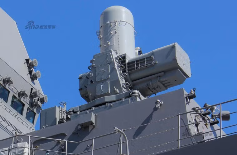 Cận cảnh bệ phóng tên lửa phòng không phản ứng nhanh SeaRAM.