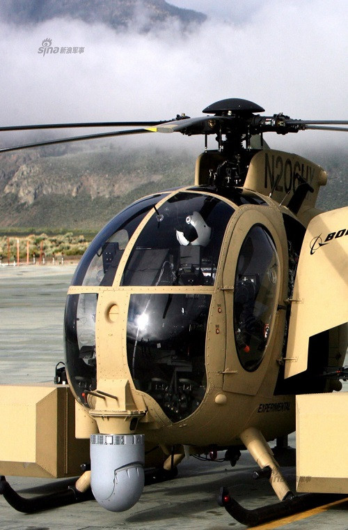 MH-6 được trang bị động cơ T63-A-5A hoặc T63-A-700 với tốc độ di chuyển tối đa 282km/h và có tầm hoạt động 430km.