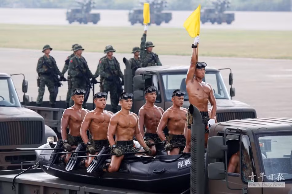 Lực lượng "người nhái" thuộc đơn vị tác chiến đặc biệt của quân đội Đài Loan.