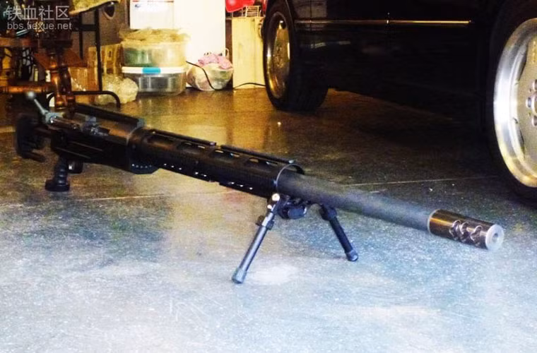 Súng trường bắn tỉa tầm xa SOP 14,9mm do công ty tư nhân sản xuất sử dụng viên đạn dài, nặng nề nhưng đổi lại giúp đem lại độ chính xác rất cao. Ở khoảng cách 2,74km độ chính xác cao lên tới 0.5MOA, mà đạn sau khi được 5km vẫn có thể duy trì tốc độ siêu thanh.