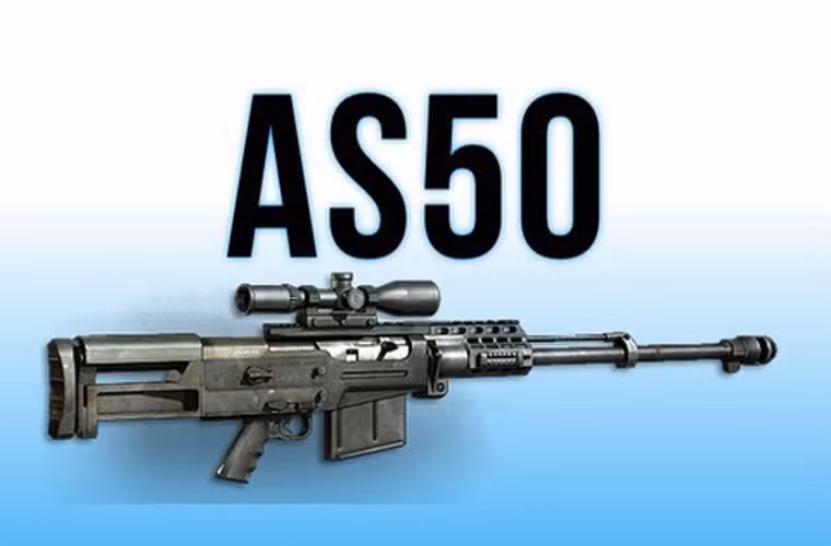 Súng trường bắn tỉa bán tự động cỡ 12,7mm AS50 do công ty AI thiết kế cho lực lượng đặc nhiệm quân đội Mỹ, cụ thể hơn nó là súng trường bắn tỉa tầm xa hạng nặng giành cho lực lượng SEAL Hải quân Mỹ. Súng có thể được tháo rời các bộ phận chỉ trong vòng 3 phút.