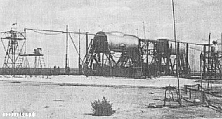 Hình ảnh được tin là khu vực thử nghiệm các động cơ máy bay chạy bằng nhiên liệu hạt nhân.