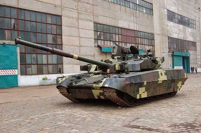 Ukraine san xuat them xe tang T-84 lam gi?