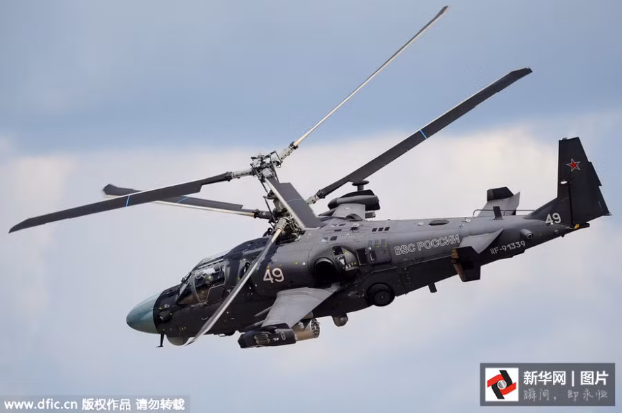 Trực thăng chiến đấu Kamov Ka-52.