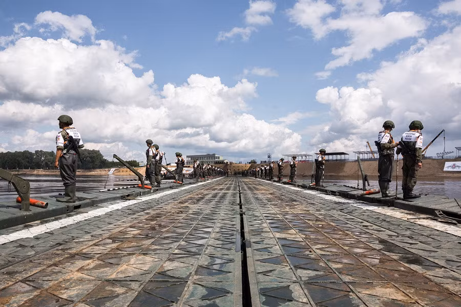 Năm ngoái phần thi Open Water được tổ chức tại sông Oka của Nga.