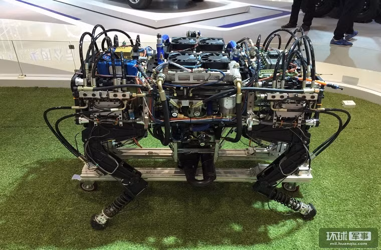 Giống như Mỹ, Quân đội Trung Quốc cũng đang tự phát triển một mẫu robot chiến trường Bigdog dành cho nước này tuy nhiên mẫu robot của Trung Quốc lại có kích thước lớn hơn.